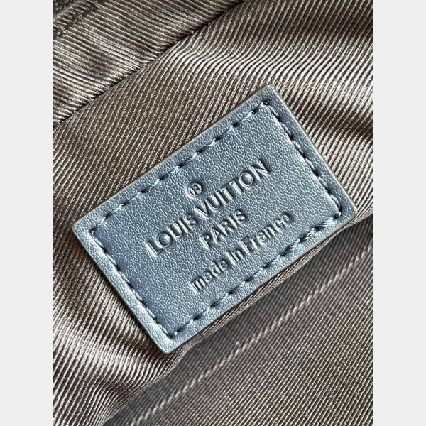Louis Vuitton China Replica M45730 Duo Messenger Monogram Shadow Blue Borse-8