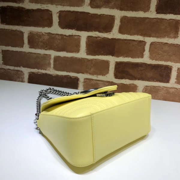 Fashion Gucci Replica 547260 Chevron Leather GG Marmont Mini Top Hand-14