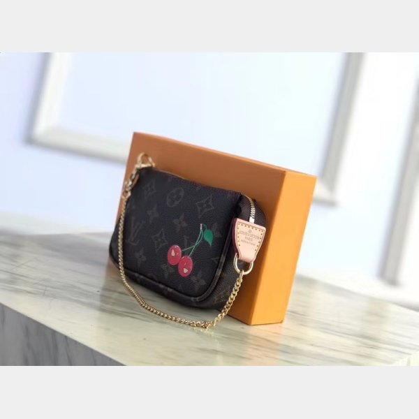 Louis Vuitton Pochette Dauphine Monogram M69184 Brown-2