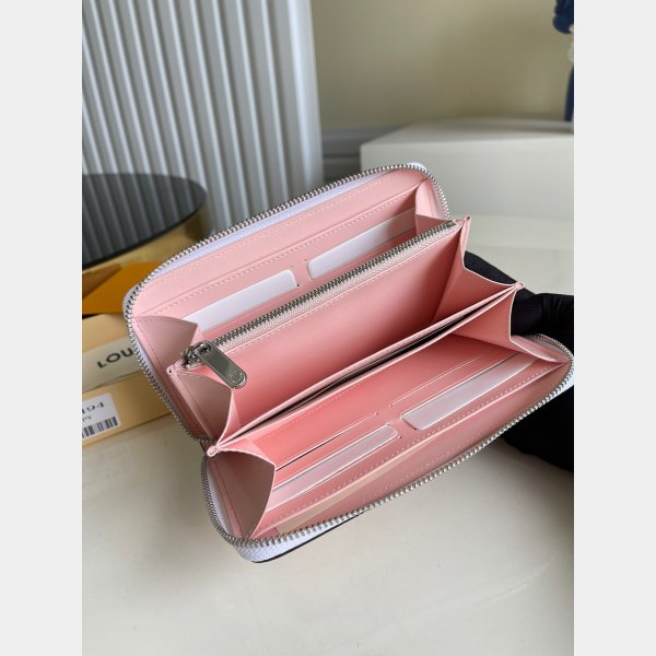 Replica Louis Vuitton 2021 Wallet Zippy Mahina M80490/M80494 BASS-12