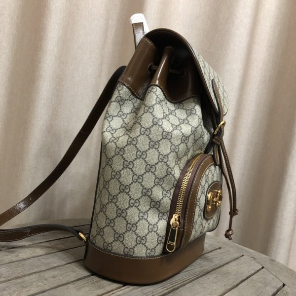 Designer Gucci Replica Horsebit 1955 Backpack Beige 620849 Borsa-1