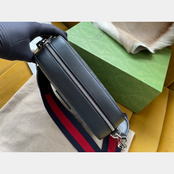 Knockoff Gucci GG Blue Spalla 574886 Messengers Mens Bag-5