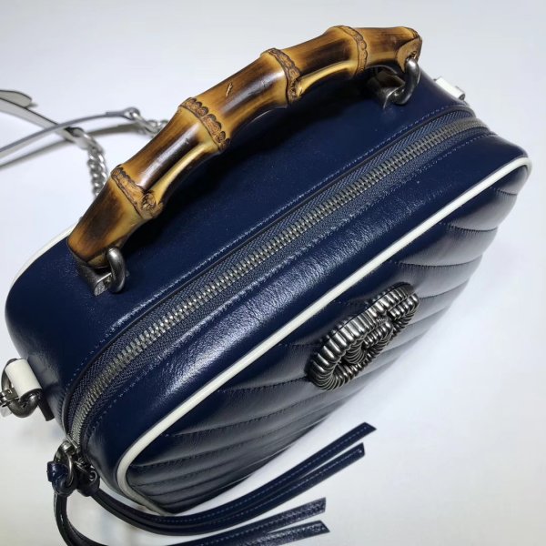 Replica gucci migliore gg marmont piccolo spalla 602270 sacca con bambù-8