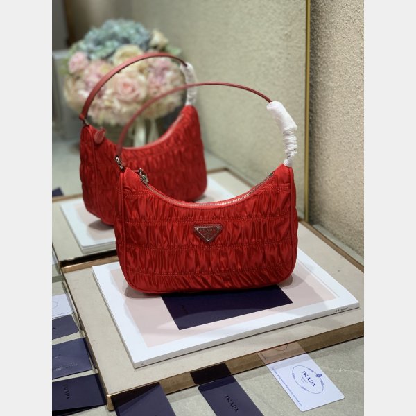 7 colori di alta qualità Prada replica rughe borse a mano hobo-13