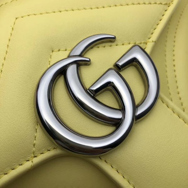 Fashion Gucci Replica 547260 Chevron Leather GG Marmont Mini Top Hand-18