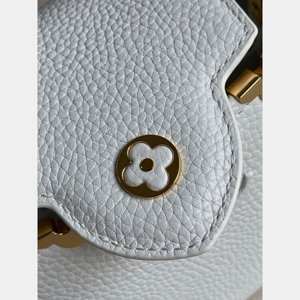Designer Louis Vuitton replica Capucina in bianco/nero Capucines M56669 borse-9