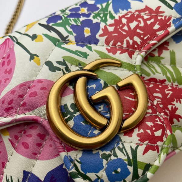 Fashion Gucci UK 476433 gg Marmont Mini Chain Occiglia-3