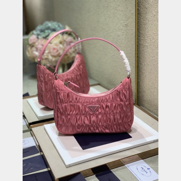 7 colori di alta qualità Prada replica rughe borse a mano hobo-11