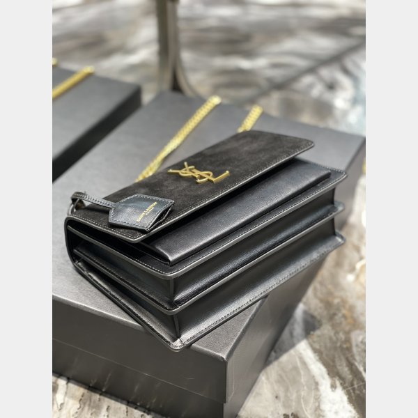 Saint Laurent Perfect Replicasunset Chain Borse 422906 in pelle liscia-4