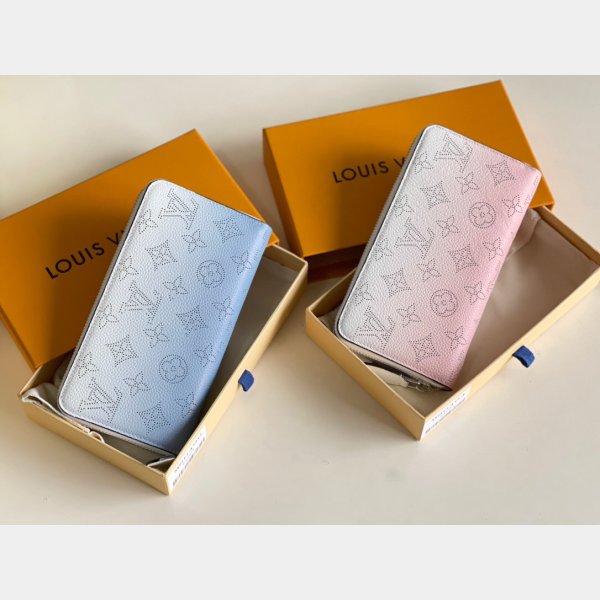 Replica Louis Vuitton 2021 Wallet Zippy Mahina M80490/M80494 BASS-1