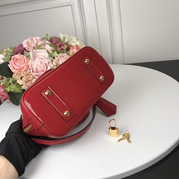 Louis Vuitton Alma BB Epi Ebitton Economico M91606 ROSSO-6
