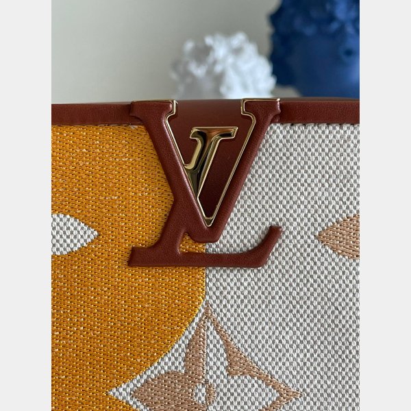 Louis Vuitton Replica M48865 Capucins Ricamo con marrone arancione-8