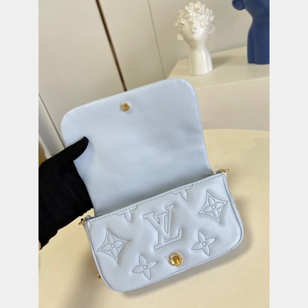 Acquista replica Louis Vuitton M81398/M81399/M81400 Wallet Luxury Strap Bubblegram-5