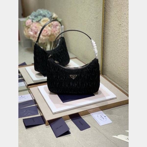 7 colori di alta qualità Prada replica rughe borse a mano hobo-8