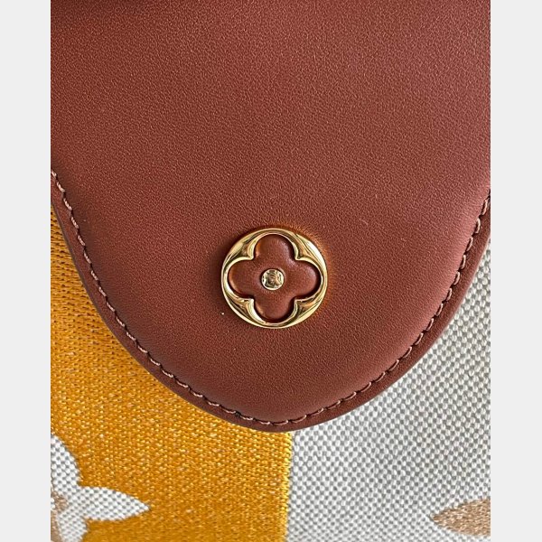 Louis Vuitton Replica M48865 Capucins Ricamo con marrone arancione-10