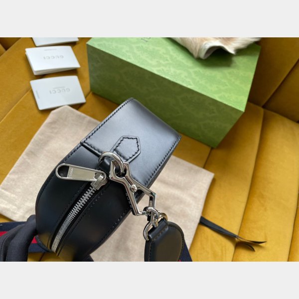 Knockoff Gucci GG Blue Spalla 574886 Messengers Mens Bag-3