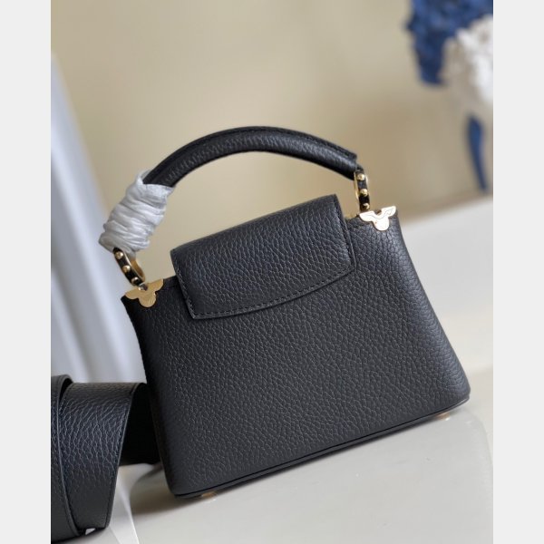 Designer Louis Vuitton replica Capucina in bianco/nero Capucines M56669 borse-6