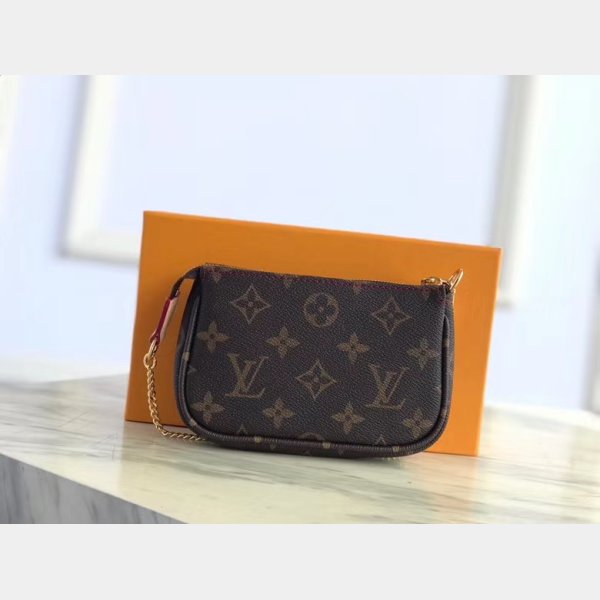 Louis Vuitton Pochette Dauphine Monogram M69184 Brown-1