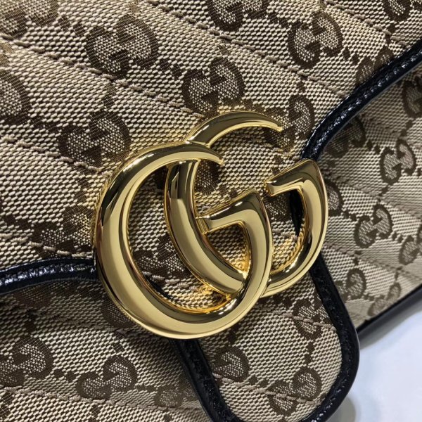 7 stelle replica gucci 443497 gg tela marmont piccola spalla 36 cm-9