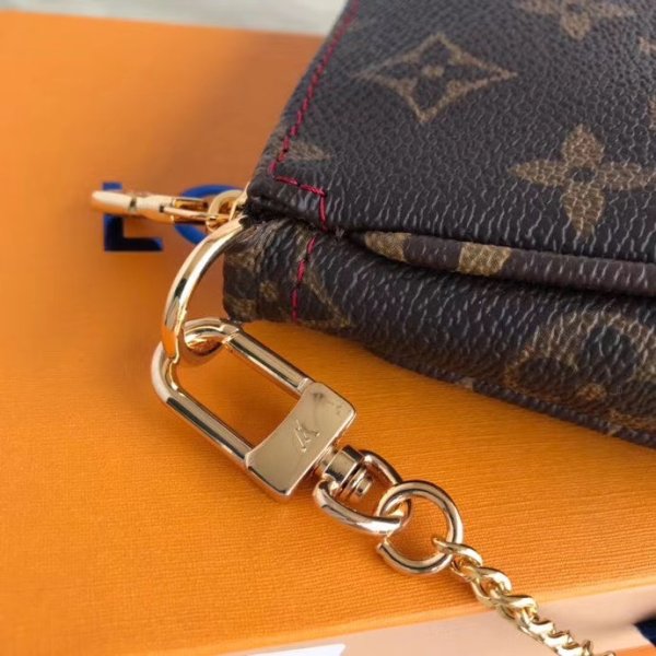 Louis Vuitton Pochette Dauphine Monogram M69184 Brown-5