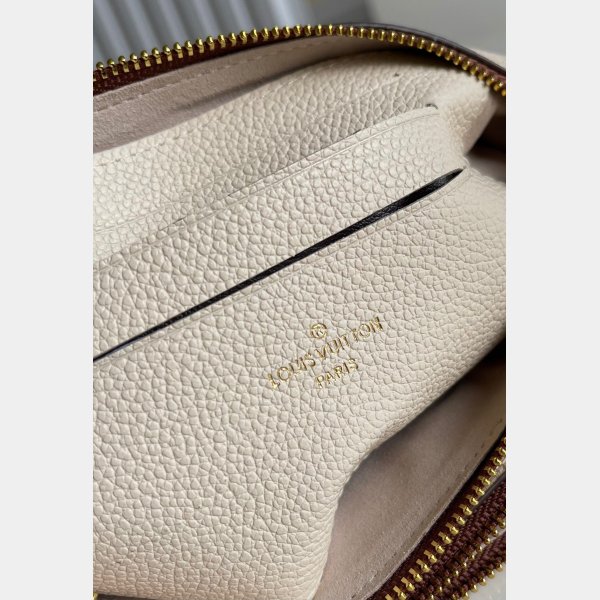 Louis Vuitton Knockoff M80084 Double Zip Pochette Bicolor Monogram Empreinte Leather-8