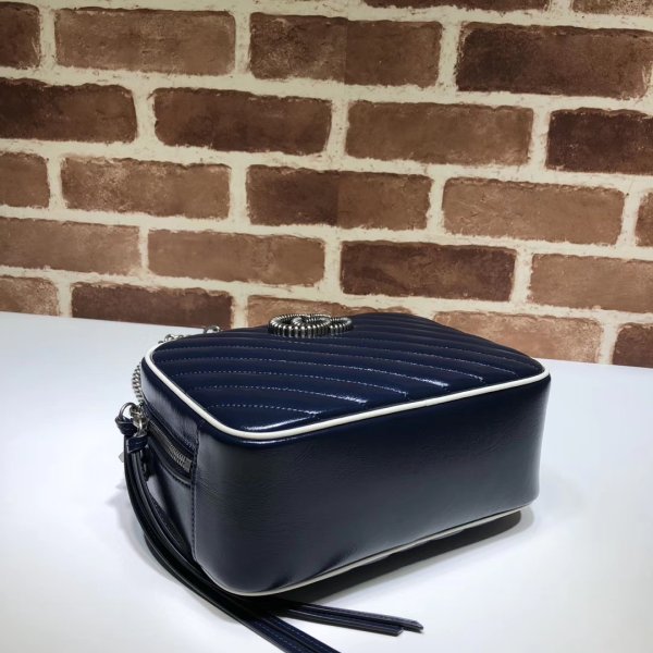 Replica gucci migliore gg marmont piccolo spalla 602270 sacca con bambù-6