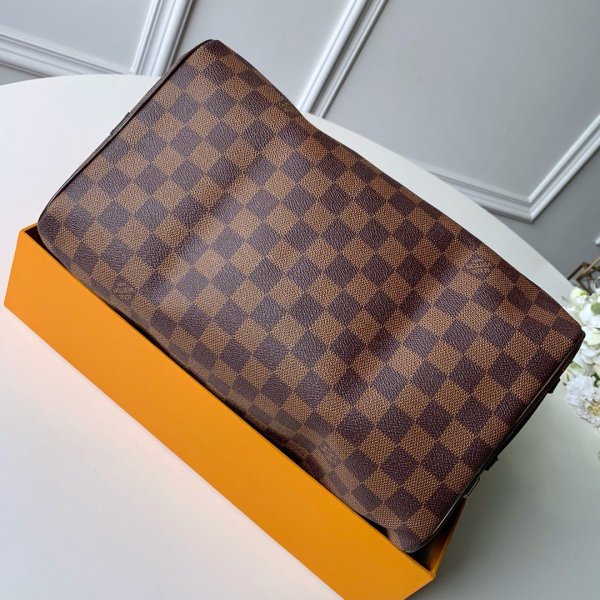 AAA+ Louis Vuitton Replica Speedy Bandoulière 25 30 35 Damier Ebene in Marron-2