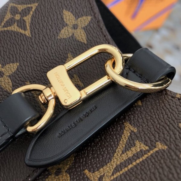 Monogramma di alta qualità di Louis Vuitton Monogram in cuoio in pelle Netonoe M44020-7