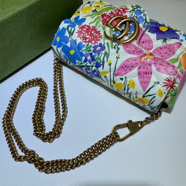 Fashion Gucci UK 476433 gg Marmont Mini Chain Occiglia-6