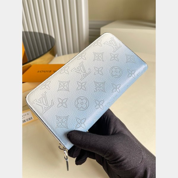 Replica Louis Vuitton 2021 Wallet Zippy Mahina M80490/M80494 BASS-2