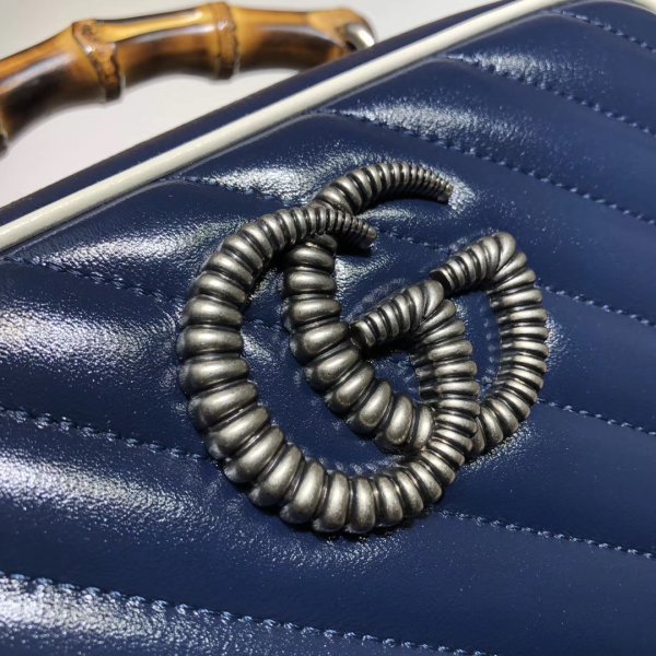 Replica gucci migliore gg marmont piccolo spalla 602270 sacca con bambù-7