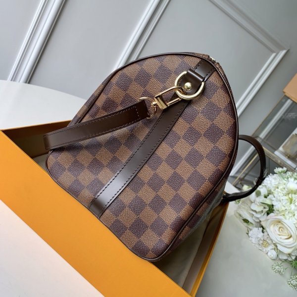 AAA+ Louis Vuitton Replica Speedy Bandoulière 25 30 35 Damier Ebene in Marron-1